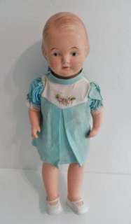 VINTAGE EFFANBEE 11 BABY DAINTY CLOTH AND COMPOSITION DOLL  