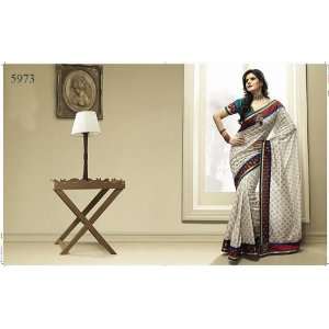  Designer Embroidered Stylish Expression Party Wear Saree 