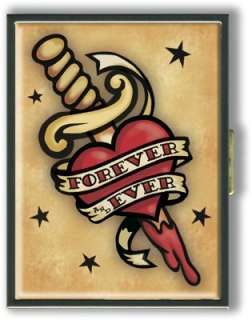  Heart & Dagger Forever Ever Tattoo Cigarette Credit or 