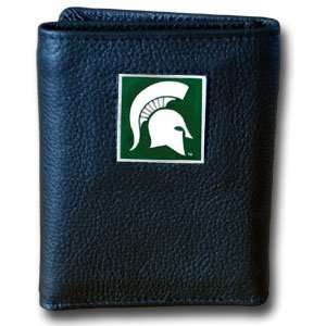 Michigan State Spartans Trifold Nylon Wallet   NCAA College Athletics 