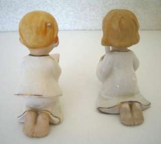 Vintage 1950s Praying Children Figurines Made in Japan  
