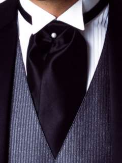 Ascot Tuxedo Tie   Solid Fusion Very Chic