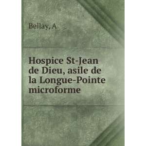   St Jean de Dieu, asile de la Longue Pointe microforme A Bellay Books