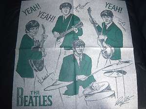 The Beatles ORIGINAL 1960s NAPKIN   SERVIETTE MINT  