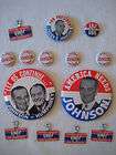 lbj campaign buttons  