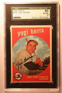 1959 Topps #180 Yogi Berra   SGC 80  