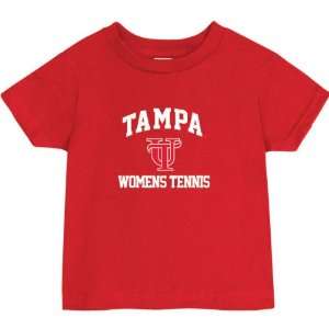   Tampa Spartans Red Baby Womens Tennis Arch T Shirt