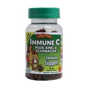  Immune C Plus Zinc & Echinacea 60 Gummies by Lil Critters 