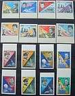 4A YEMEN 1965 SPACE Kennedy Astronauts 2 sets IMPERF NH  