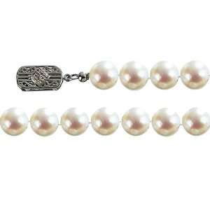  Classic White 7.5 8mm Single Strand AS2R2 Cultured Pearl 