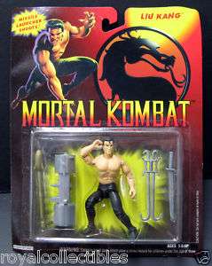 1992 Hasbro Mortal Kombat Liu Kang Figure Unopened  