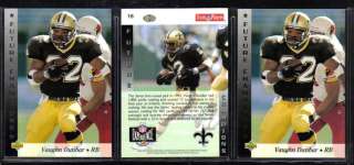 Vaughn Dunbar RARE 1993 UD Super Bowl Experience GOLD Saints Indiana 