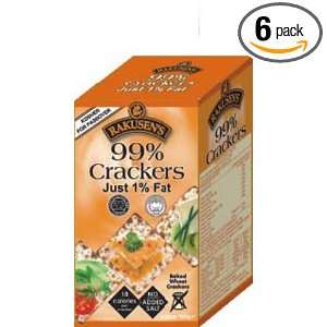 Rakusen 99% Fat Free Cracker (Kosher for Passover), 5.29 Ounce Boxes 