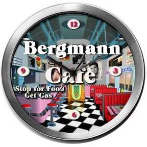  BERGMANN 14 Inch Cafe Metal Clock Quartz Movement Kitchen 