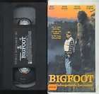 Bigfoot Unforgettable Encounter Matt McCoy VHS  