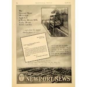   Ad Newport News Shipbuilding & Dry Dock Co.   Original Print Ad Home