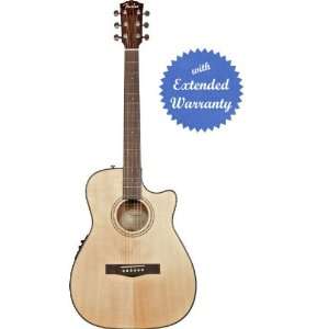 Fender CF 140SCE Folk Cutaway Acoustic Guitar, Rosewood Fretboard with 