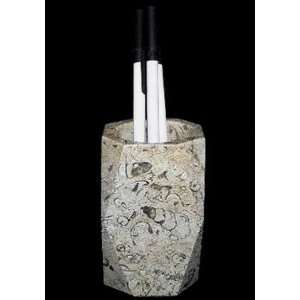  Coral Stone Pen and Pencil Cup, Decorative Marble Pencil 