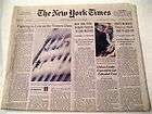 NEWSPAPER THE NEW YORK TIMES MAY 12 2002 WTC 911 TOWER