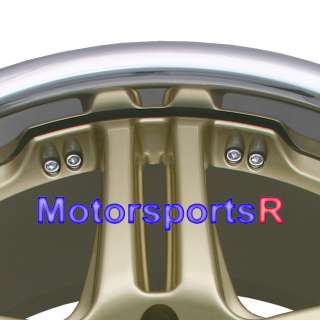   Gold Rims Wheels 06 07 08 09 10 11 Honda Civic SI Accord EX CRV LX SE