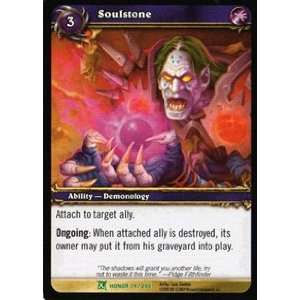  World of Warcraft Fields of Honor Single Card Soulstone 
