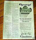 1961 Jacobsen Lawn Mowers Ad the New Dynacyl