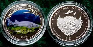 PALAU 1 DOLLAR 2008 MULTICOLORED PROOF  