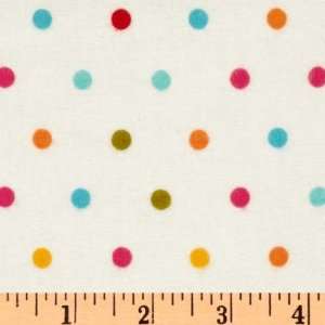  44 Wide Riley Blake Sunny Happy Skies Flannel Dot White 
