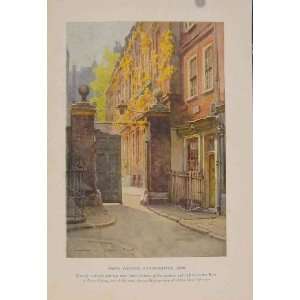 Painting By Haslehust Amen Corner Paternoster Row Print 