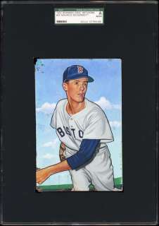   original artwork to card 25 of maurice mcdermott of the boston red sox