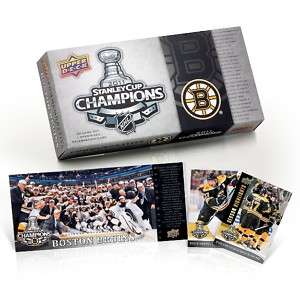 2010 11 Upper Deck BRUINS Stanley Cup Champs Boxed Set  