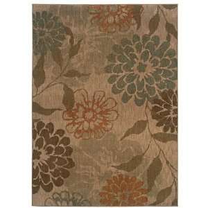  OW Sphinx Infinity Beige / Green Floral Contemporary Rug 7 