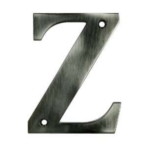   Residential Letter Z Solid Brass Oil Rubbed Bronze
