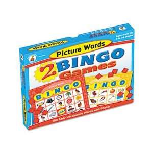  Two Bingo Games, Picture Words and More Picture Words 