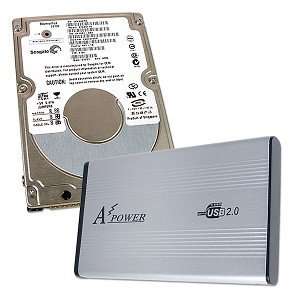  20GB 2.5 USB 2.0 External Aluminum Case Enclosure Kit 