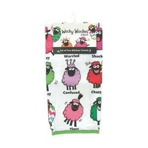  Wacky Woolies Kitchen Towels Set Of Two  