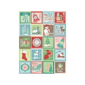  K & Company Swell Noel Embossed Stickers   Icons & Phrases 
