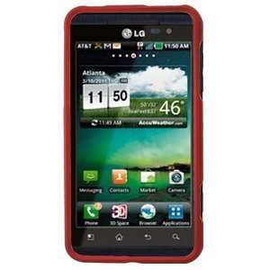  Icella FS LGP929 RRD Rubberized Red Snap On Cover for LG 