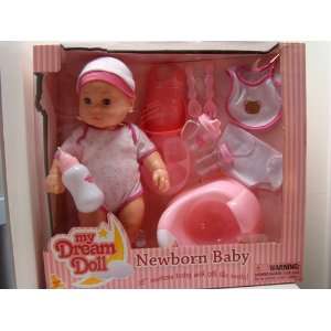  MY DREAM DOLL 16 NEWBORN BABY WITH ACCESSORIES 