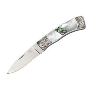 Rock Creek Knives 2522 Drop Point Acadia Lockback Knife with Stainless 
