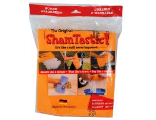 TV Trend 6 pk Shamtastic Absorbent Towel Shammy 046314345673  