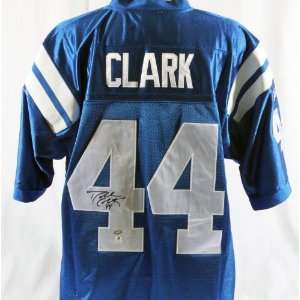  Dallas Clark Autographed Jersey   GAI   Autographed NFL 