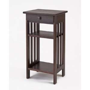  Mission Style Telephone Stand/Bedside Table in Chestnut 