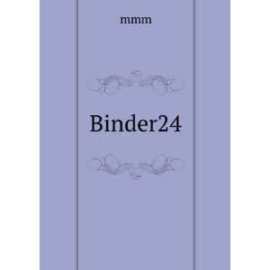  Binder24 mmm Books