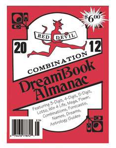 2012 Red Devil Combination Dream Book   Lottery Book  