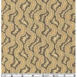  45 Wide Empress Woo Wave Pale Gold Fabric By The Yard 
