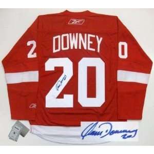 Aaron Downey Autographed Jersey   08 Cup Rbk