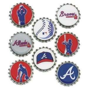  MLB Atlanta Braves Adhesive Backed Bottlecaps Arts 