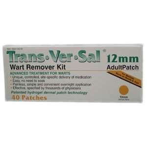  Trans ver sal 12MM Adult Wart Treatment Patches 40 Health 