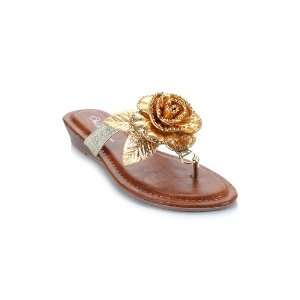  Rose Romance Flower Fashion Thong Flat Sandals 7.5 